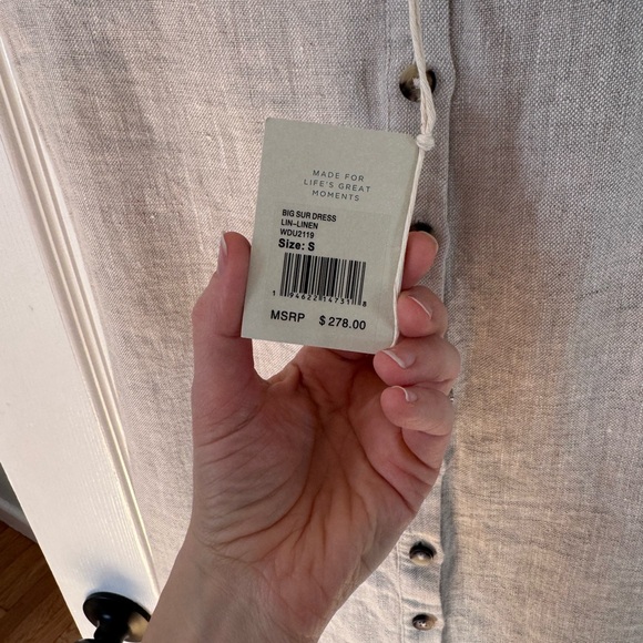 Faherty Big Sur Linen Maxi Dress - Picture 2 of 7